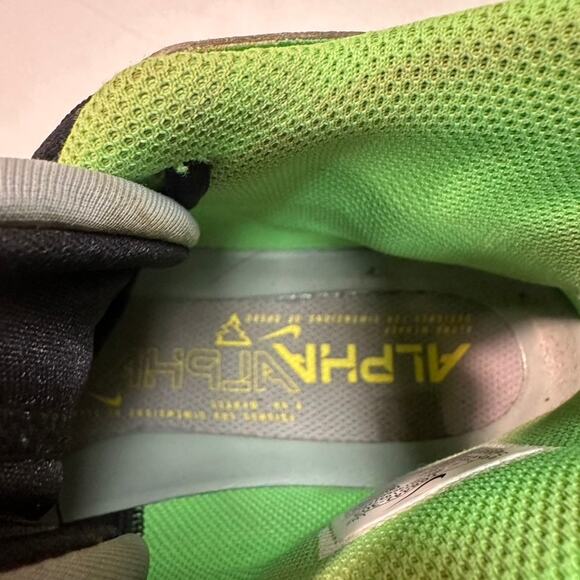 GOOD Nike Alpha Men's Football Cleats Green / Yellow Oregon Ducks Colorway 8.5 - Picture 9 of 13